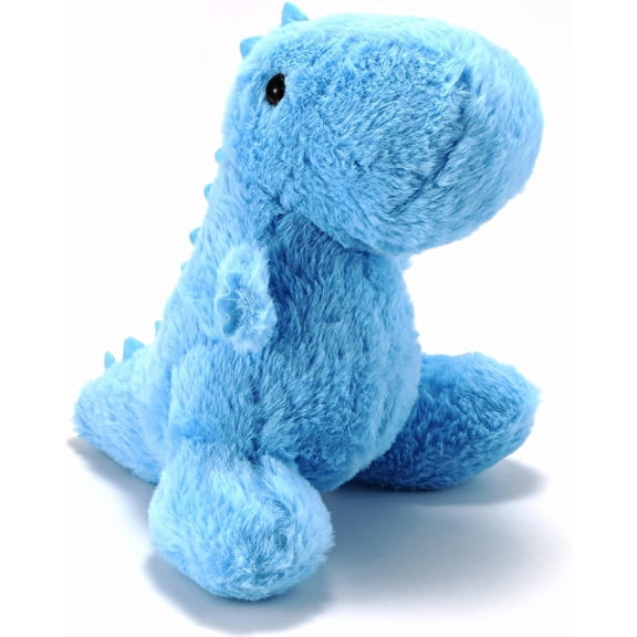 Blue Dinosaur Stuffed Animals for Boys Girls - 9" Soft Plush T-Rex Toy, Safe Embroidered Eyes, Cute Stuff Gift for Toddlers, Baby Shower, Birthday Xmas Gift