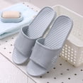 thumbnail image 3 of Chanclas antideslizantes para hombre y mujer, zapatos planos para el hogar, Zapatillas de baño para interiores, Zapatillas cómodas de verano, novedad, 3 of 7