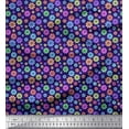thumbnail image 1 of Soimoi Rayon Fabric Circle & Floral Artistic Print Fabric by The Yard 42 Inch Wide, 1 of 1