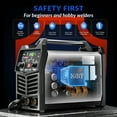 thumbnail image 6 of GZ GUOZHI 140A MIG Welder, 110V 3 in 1 Multi-Process Welding Machine Gasless Flux Core Welder MIG, MMA, Lift TIG(22.5LB), 6 of 9