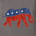 thumbnail image 3 of CafePress - Glitter Republican Elephant T Shirt - Womens Comfort Colors® Shirt, 3 of 4