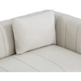 thumbnail image 5 of Meridian Furniture Lucia Beige Linen Textured Fabric Loveseat, 5 of 8