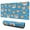 Cartoon Corgi, variant on Long Mouse Pads for Desk,Pioneer Flower Floral Print Pattern Desk Mats on Top Of Desks, Desk Mouse Pad Extra Large with 3mm Non-Slip Base and Stitched Edge for Gaming,Office,Work,Home 31.5"x11.8"
