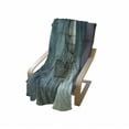 thumbnail image 4 of Steampunk Soft Flannel Fleece Throw Blanket, Airship Flying over a Futuristic Town Full of Skyscrapers, Cozy Plush for Indoor and Outdoor Use, 70" x 90", Petrol Blue and Tan, by Ambesonne, 4 of 6