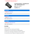thumbnail image 2 of Leaf Spring Shackle Bushing - Compatible with 1982 - 2004 Chevy S10 1983 1984 1985 1986 1987 1988 1989 1990 1991 1992 1993 1994 1995 1996 1997 1998 1999 2000 2001 2002 2003, 2 of 2
