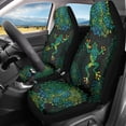 thumbnail image 2 of Uorisanigo Green Frog Waterproof Car Seat Cover Anti-Slip Back Fabric Automobile Front Seat Covers Easy to Install All-Season Protection Universal Vehicle Accessories, 2 of 7