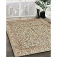 thumbnail image 2 of Ahgly Company Indoor Round Traditional Brown Persian Area Rugs, 3' Round, 2 of 6