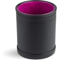 thumbnail image 2 of Faux Leather Dice Cup for Board Games, Purple Felt Lining, 2 of 4