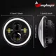 thumbnail image 3 of 2 Faros Led 7 Pulgadas H4 Jeep Vocho Auto Moto Drl Aro Ángel, 3 of 6