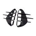 thumbnail image 3 of 2 piezas de cubierta de ventilación lateral para coche, embellecedor para decoración automotriz, guardabarros delantero, accesorios exteriores, actualización de cubierta de ventilación raya, 3 of 8