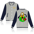 thumbnail image 5 of Chaqueta bomber universitaria de béisbol con dibujo de perro Pluto de Disney para hombre y mujer, estilo hip hop, estilo Harajuku, para niños y niñas, 5 of 5