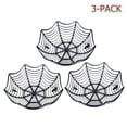 thumbnail image 1 of URMAGIC 3 Pack Halloween Spider Web Plastic Candy Snake Bowl Fruit Basket for Home Party Supplies Decoration, 1 of 8