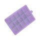 thumbnail image 2 of Moldes para cubitos de hielo ADVEN Home con tapa, de silicona, reutilizables, cuadrados, para crema, extraíbles, para congelador, para la cocina, morados, 2 of 7