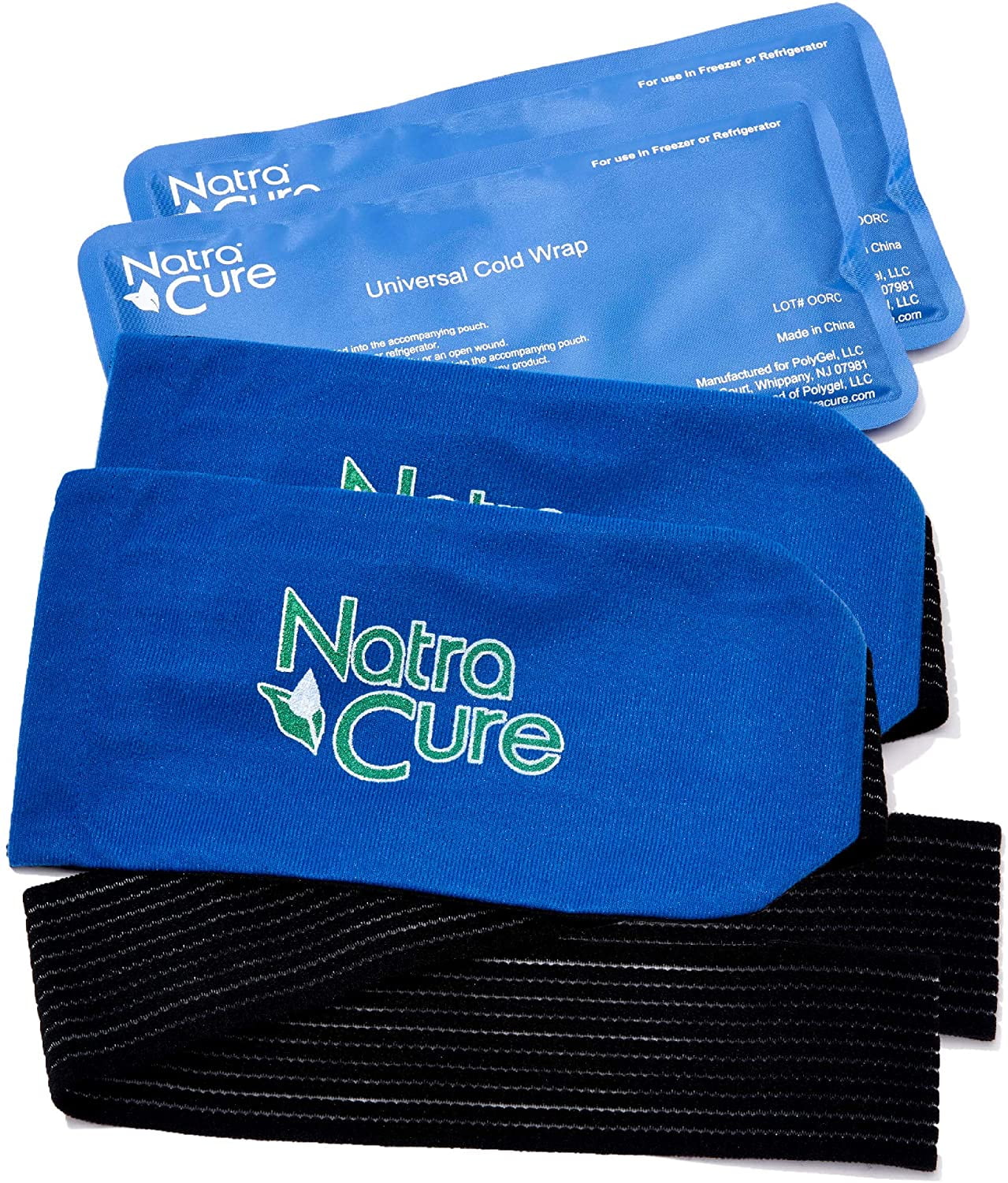 NatraCure Universal Cold Pack Ice Wrap Reusable Ice Pack for Injuries