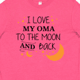 thumbnail image 4 of Inktastic I Love My Oma To The Moon and Back Youth T-Shirt, 4 of 5