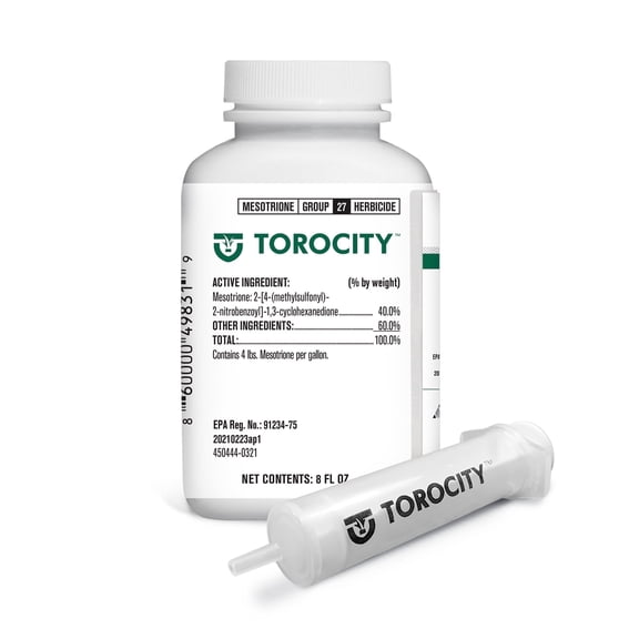 Torocity Turf Herbicide - Mesotrione Concentrate (8 oz) by Atticus (Compare to Tenacity) – Selective Weed Killer for Lawns – Pre and Post Emergent Control