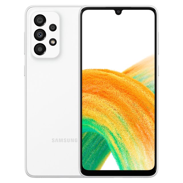 Smartphone Samsung Galaxy A33 5G Dual Sim 128GB Awesome White 6GB Ram