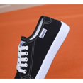 thumbnail image 3 of Women Low Top Canvas Sneakers, Lace Up Lightweight Casual Daily Walking Flat Fashion Shoes, 3 of 8