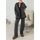 thumbnail image 4 of Conjunto de Mujer PRETTYGARDEN Cardigan y Pantalones de Pierna Ancha Talla M, 4 of 8