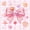 Seashell 03, variant on Manfei Watercolor Pink Seashell Starfish Coral Queen Comforter Set for Kids Girls, Marine Life Print Bedding Comforter Set, Pink Reversible 3 Pieces, 1 Comforter and 2 Pillowcases