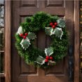 thumbnail image 5 of Dmlowu Christmas Wreath for Front Door, Artificial Wreaths for Front Door Wall Window, Christmas Decorations Indoor Ourdoor, 5 of 7