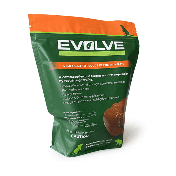 Evolve Rat Birth Control 1.5 Lb Soft Bait Sausage