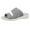 Gray, variant on CQONEPT Slip on Sandals for Women Espadrilles Wedges Slides Comfortable Slip On Sandals Flatform Open Toe Bohemia Beach Sandals Casual Summer Slide Shoes Gray Size 6.5