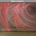 thumbnail image 6 of Ambesonne Fractal Place Mats Set of 4, Spiral Curvy Leaf Veins, Standard Size, Coral Red, 6 of 6