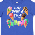 thumbnail image 4 of Inktastic Make Every Day Summer Ice Cream Cones Boys or Girls Toddler T-Shirt, 4 of 5