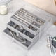 thumbnail image 4 of Organizador de Joyas de Acrílico con 3 Cajones, Apilable, para Guardar Aretes, Collares y Pulseras, Caja para Mujer, A, 4 of 10