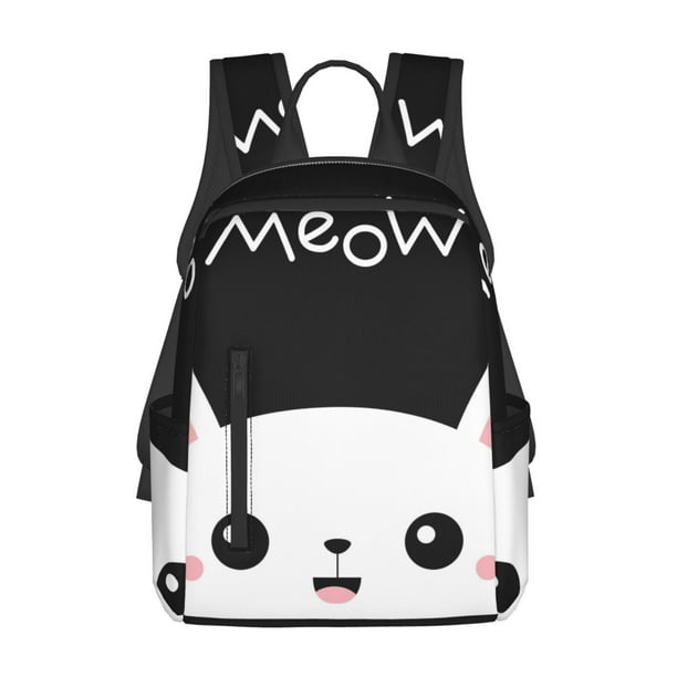 Easygdp Cat Meow para Easygdp Yak - Mochila Casual Ligera y Resistente para Viaje y Senderismo para Hombres y Mujeres