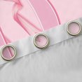 thumbnail image 4 of jejeloiu Bowknot Monogrammed D Black Out Curtains,Kawaii Bow Tie Curtains Pack of 2 (42x63 Each),Pink Cartoon Bowtie Bedroom Curtains For Girl Teens,Ultra Soft Bedroom Decor, 4 of 6