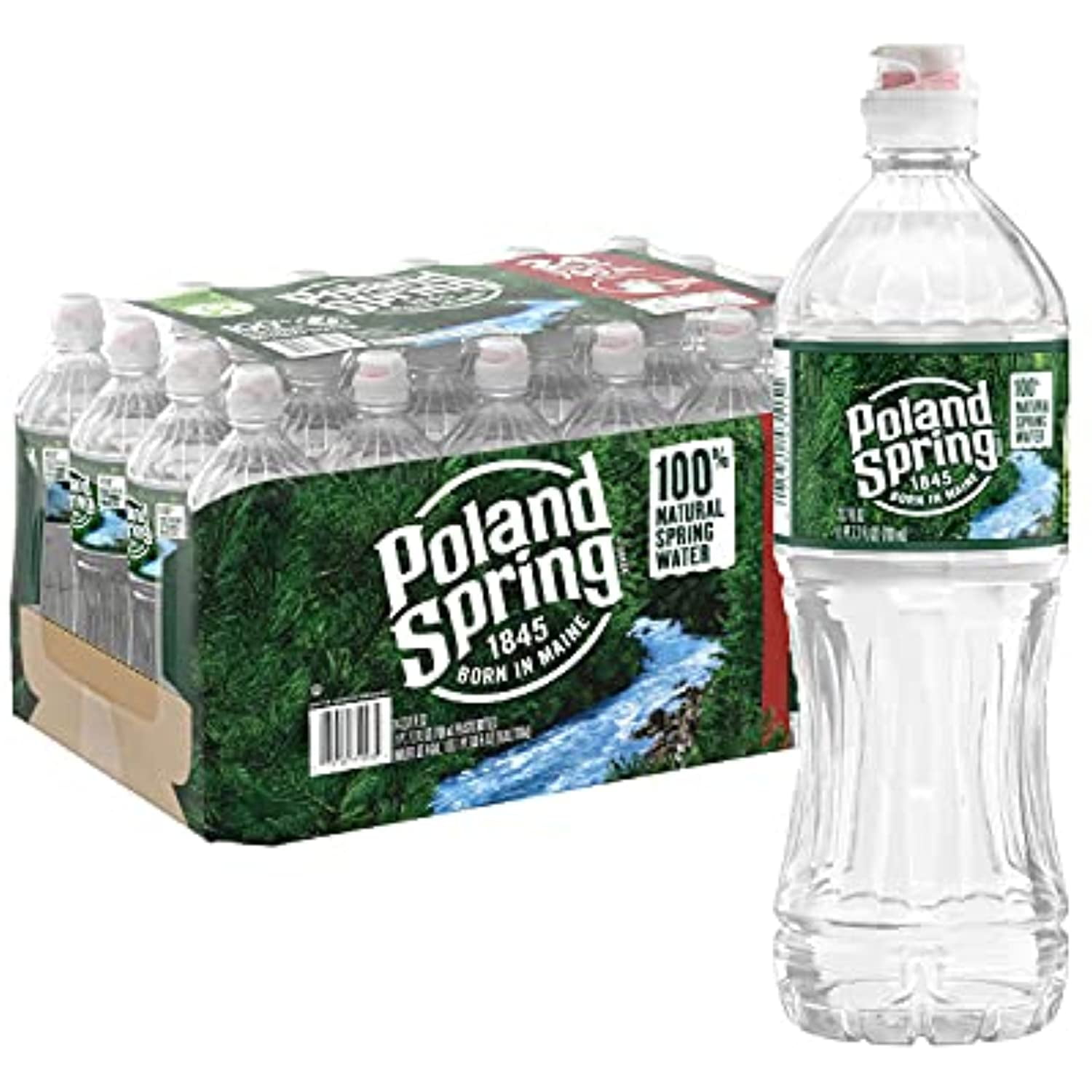 Natural Spring Water, 24 Count