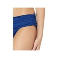 thumbnail image 3 of Ralph Lauren INDIGO Beach Club Solids Wide Shirred Hipster Swim Bottom, US 4, 3 of 4