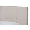 thumbnail image 7 of Baxton Studio Netti Beige Fabric Upholstered 2-Drawer King Size Platform Storage Bed, 7 of 7