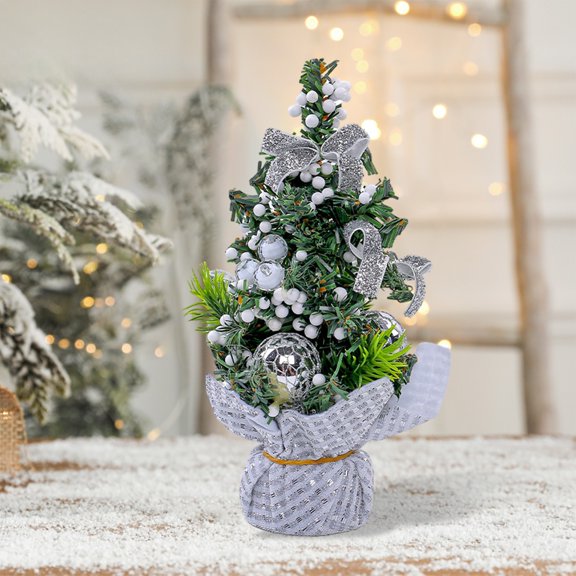 Christmas Table Decorations Mini Trees, Christmas Decorations - Christmas Tree 20Cm Mini Package Desktop Decorations Gifts Small Decorations Christmas Ball Christmas Decoration