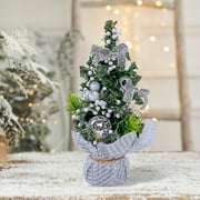 Tiny Christmas Tree, Small Artificial Tree, Christmas Ornament, 8.27 Inch Tree Collectible Pine Tree Christmas Tree Decoration Artificial Holiday Tree Indoor Outdoor Decor