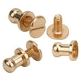 thumbnail image 4 of Herwey Rivet Vis, 20 Sets Vis Rivet Rivet Cuivre Tête Ronde Goujon Point Visser pour Bracelet Sac Vêtements Chaussures Ceinture Décoration, 4 of 8