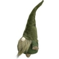 thumbnail image 4 of 17" Green and Brown Sitting Gnome Christmas Tabletop Decor, 4 of 4