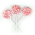 thumbnail image 3 of Pink Lollipops, 24 Pack, Pink Swirl Lollipops Individually Wrapped, Pink Lollipop Suckers Bulk, The Hampton Popcorn & Candy Company, 3 of 4