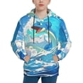 thumbnail image 5 of Youth Cartoon Hoodie Fashion Long Sleeve Kids Pullover Coat Casual Hoody Hooded Sweatshirts for Boys Girls, 5 of 8