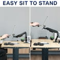 thumbnail image 6 of VIVO 10" to 15.6" Single Laptop Stand Desk Mount, Adjustable Notebook Holder, 6 of 8