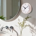 thumbnail image 4 of simhoa Bathroom Shower Clock Decor Water Resistant for Pool Supplies Household Desk white, 4 of 8