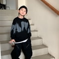 thumbnail image 4 of Sudaderas con capucha para niños, camisetas de algodón, prendas de vestir exteriores, primavera y otoño, morado, regalo de Navidad para niños, ropa deportiva para niños 2024, 4 of 5
