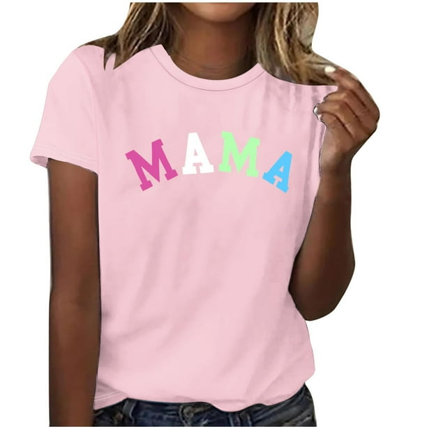 Vestidos Cortos de Verano Imprimir Cuello Redondo Top de Manga Corta Casual, Vestidos Cortos con Mangas