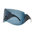 thumbnail image 4 of Gafas de sol futuristas, modernas y de gran tamaño, con montura envolvente para adultos que practican senderismo Azul, 4 of 8