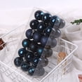 thumbnail image 1 of Bola de plástico chapada para Navidad, colgante pequeño de 4 cm y 36 cm, en caja, para decoración de ventanas de centros comerciales de Navidad, 1 of 4