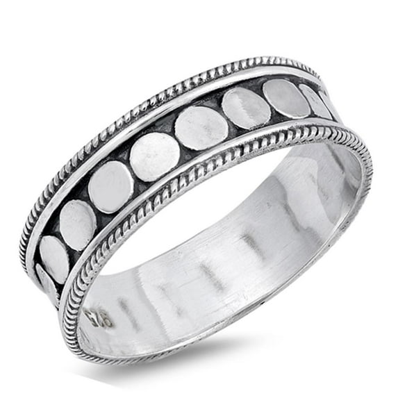 Bali Rope Twisted Thumb Ring .925 Sterling Silver Band Jewelry Female Male Unisex Size 12
