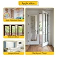thumbnail image 4 of Brixwell 13-232b Patio Door Handle With Heavy Duty Brackets Black Finish, 4 of 5