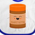 thumbnail image 4 of Inktastic Cute Kawaii Peanut Butter Boys or Girls Baby Bib, 4 of 4